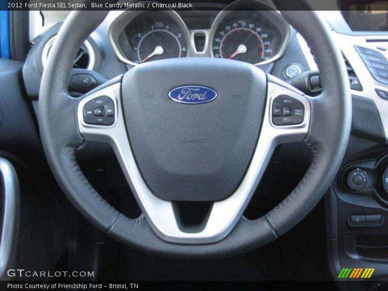  2012 Fiesta SEL Sedan Steering Wheel