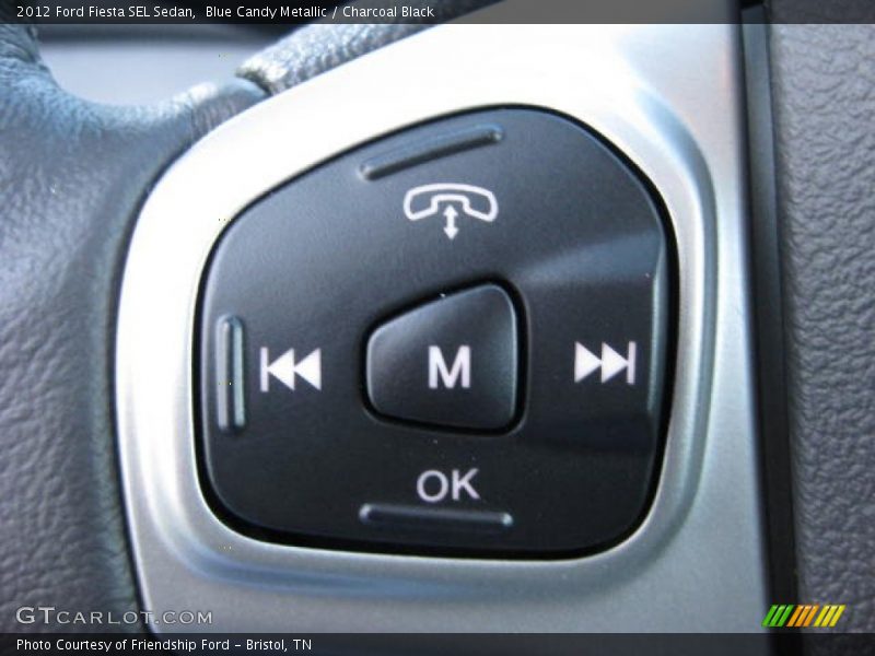 Controls of 2012 Fiesta SEL Sedan