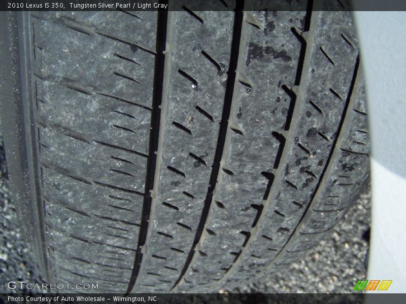 Tungsten Silver Pearl / Light Gray 2010 Lexus IS 350