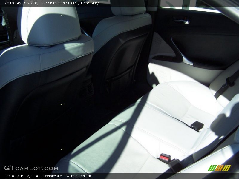Tungsten Silver Pearl / Light Gray 2010 Lexus IS 350