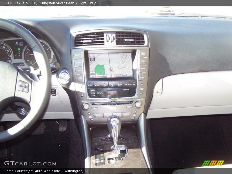 Tungsten Silver Pearl / Light Gray 2010 Lexus IS 350