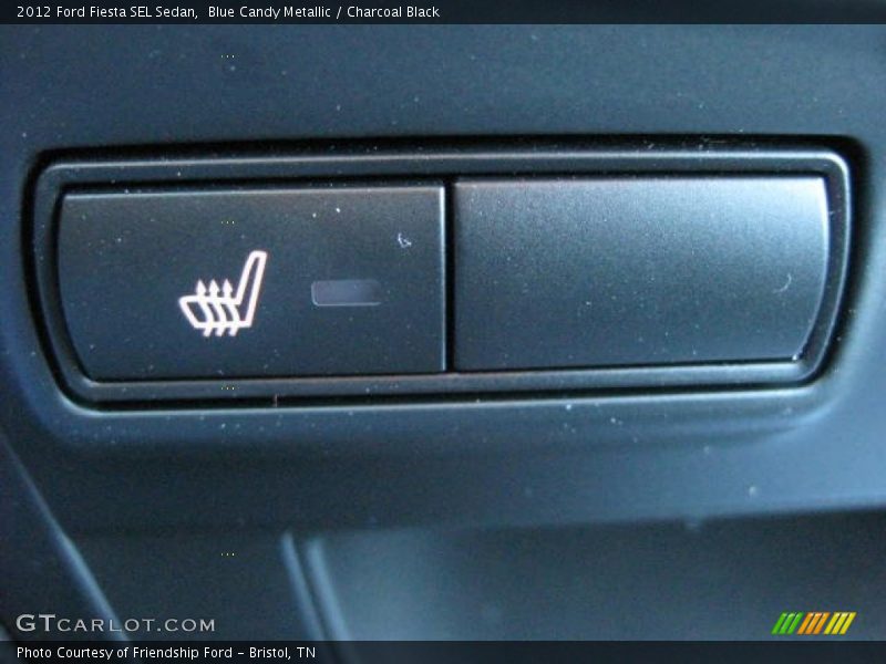 Blue Candy Metallic / Charcoal Black 2012 Ford Fiesta SEL Sedan
