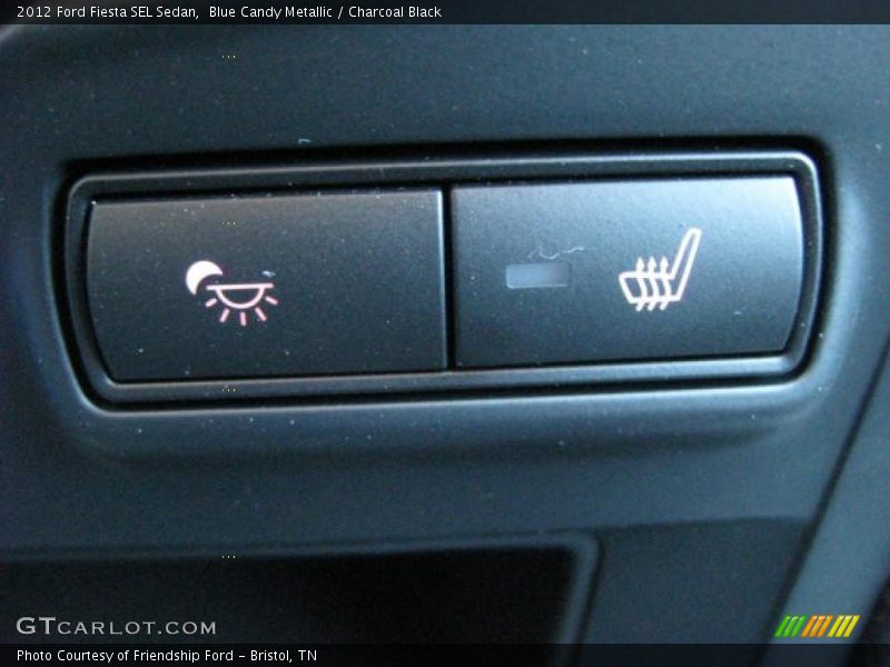 Blue Candy Metallic / Charcoal Black 2012 Ford Fiesta SEL Sedan