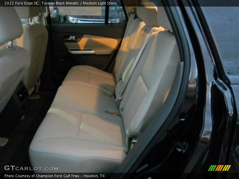 Tuxedo Black Metallic / Medium Light Stone 2012 Ford Edge SE