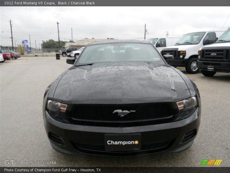 Black / Charcoal Black 2012 Ford Mustang V6 Coupe