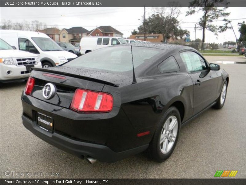 Black / Charcoal Black 2012 Ford Mustang V6 Coupe