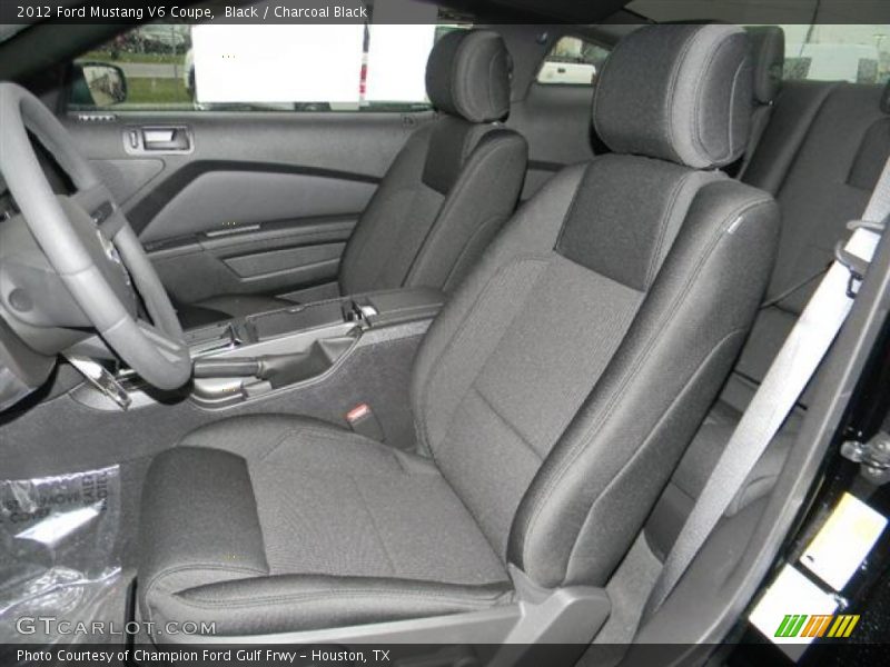 Black / Charcoal Black 2012 Ford Mustang V6 Coupe