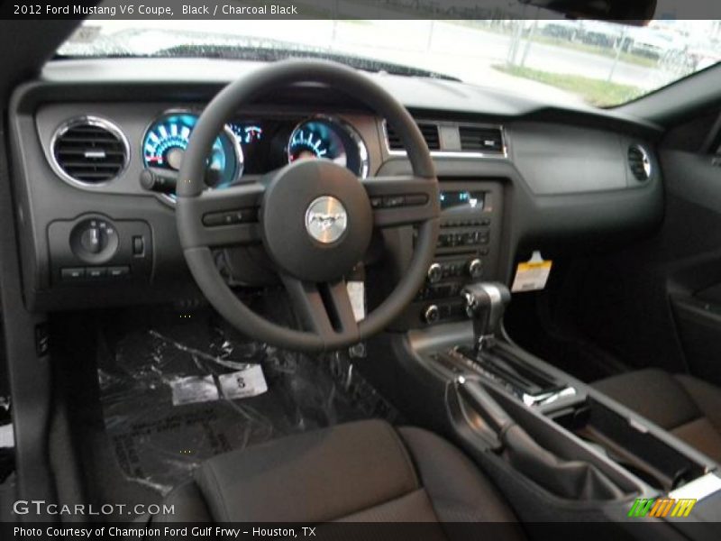 Black / Charcoal Black 2012 Ford Mustang V6 Coupe