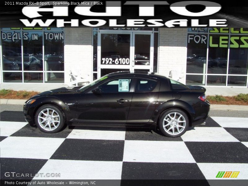 Sparkling Black Mica / Black 2011 Mazda RX-8 Sport