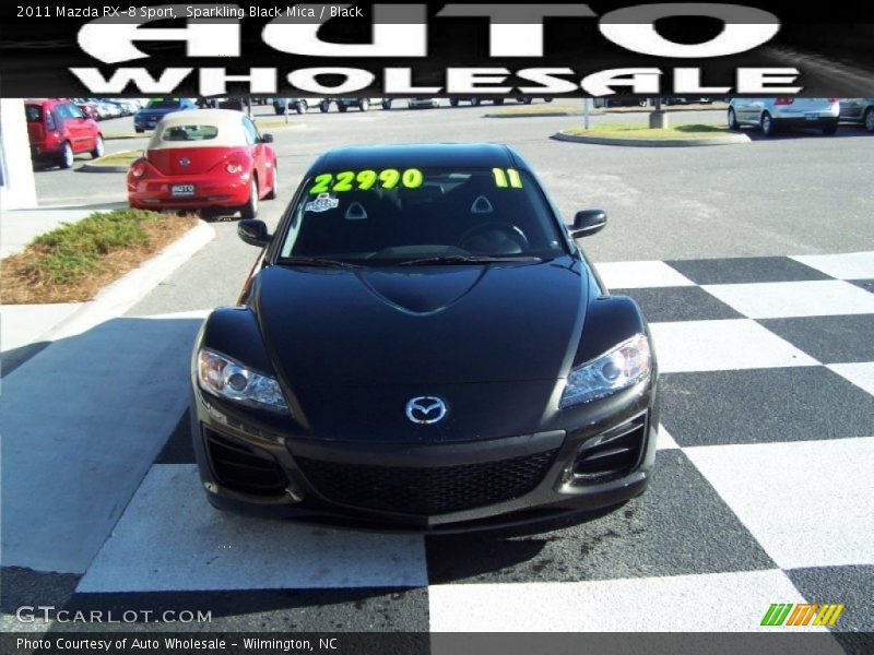Sparkling Black Mica / Black 2011 Mazda RX-8 Sport