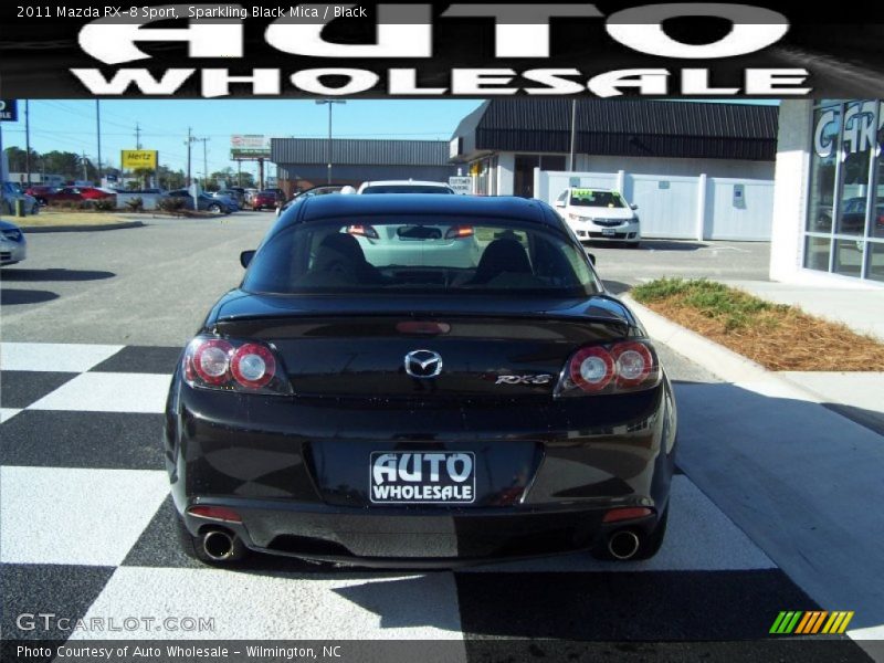 Sparkling Black Mica / Black 2011 Mazda RX-8 Sport
