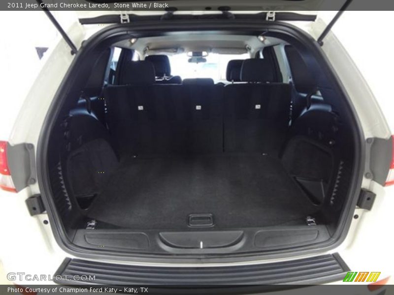 Stone White / Black 2011 Jeep Grand Cherokee Laredo