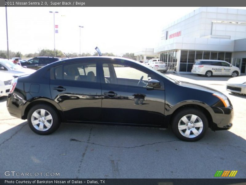 Super Black / Beige 2011 Nissan Sentra 2.0