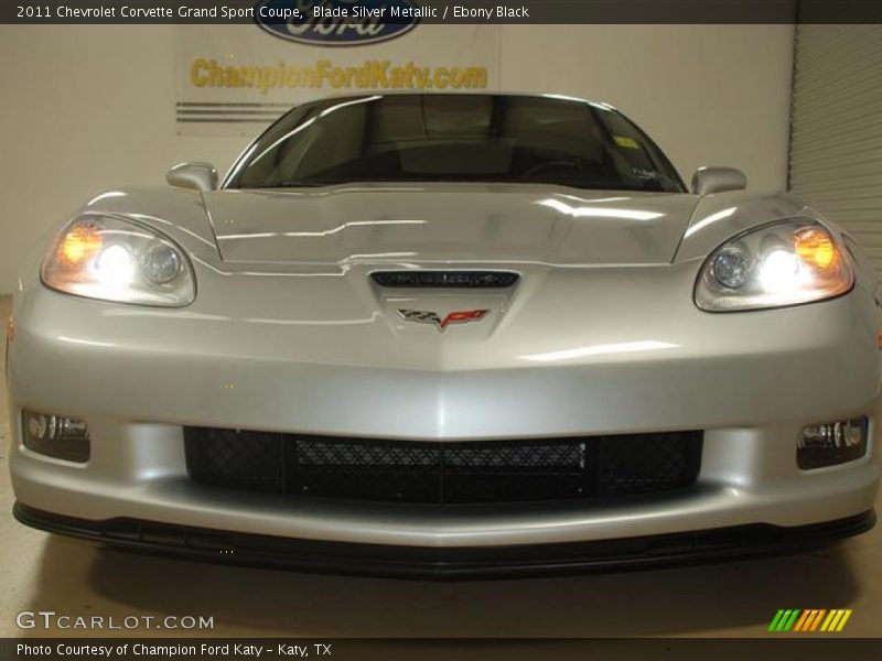 Blade Silver Metallic / Ebony Black 2011 Chevrolet Corvette Grand Sport Coupe