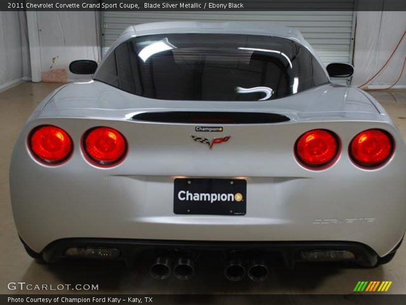 Blade Silver Metallic / Ebony Black 2011 Chevrolet Corvette Grand Sport Coupe