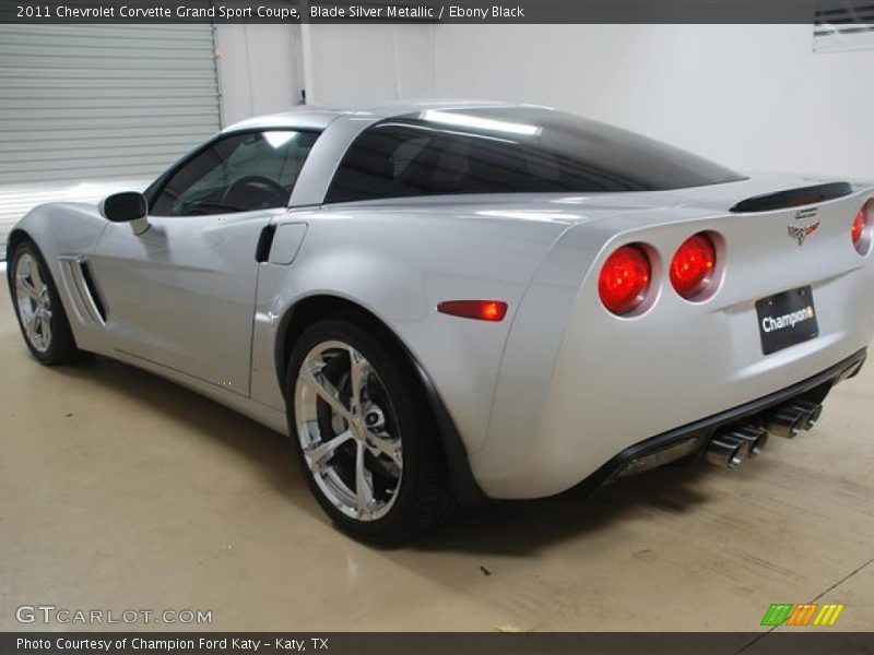 Blade Silver Metallic / Ebony Black 2011 Chevrolet Corvette Grand Sport Coupe