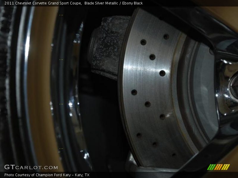 Blade Silver Metallic / Ebony Black 2011 Chevrolet Corvette Grand Sport Coupe