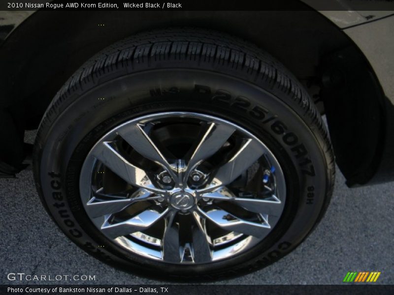 Wicked Black / Black 2010 Nissan Rogue AWD Krom Edition