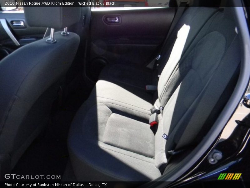 Wicked Black / Black 2010 Nissan Rogue AWD Krom Edition