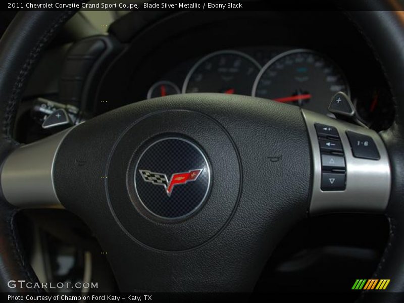 Blade Silver Metallic / Ebony Black 2011 Chevrolet Corvette Grand Sport Coupe