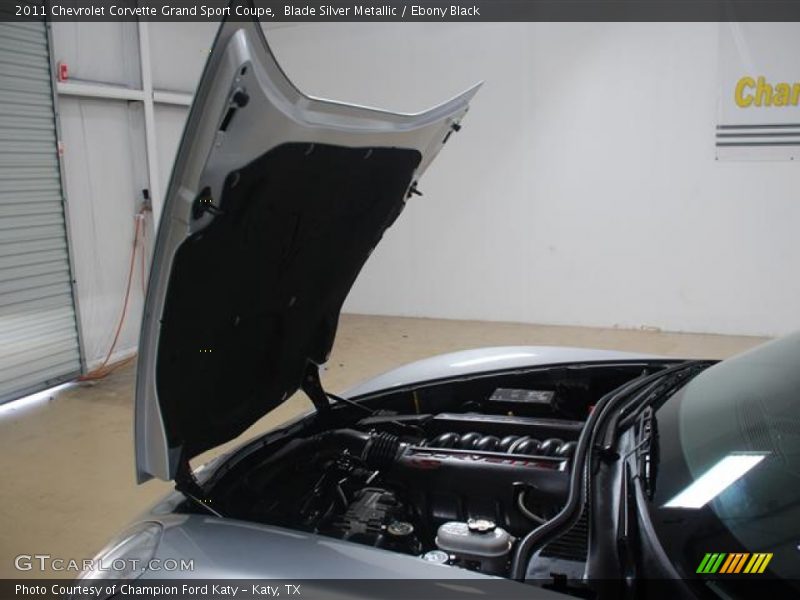 Blade Silver Metallic / Ebony Black 2011 Chevrolet Corvette Grand Sport Coupe