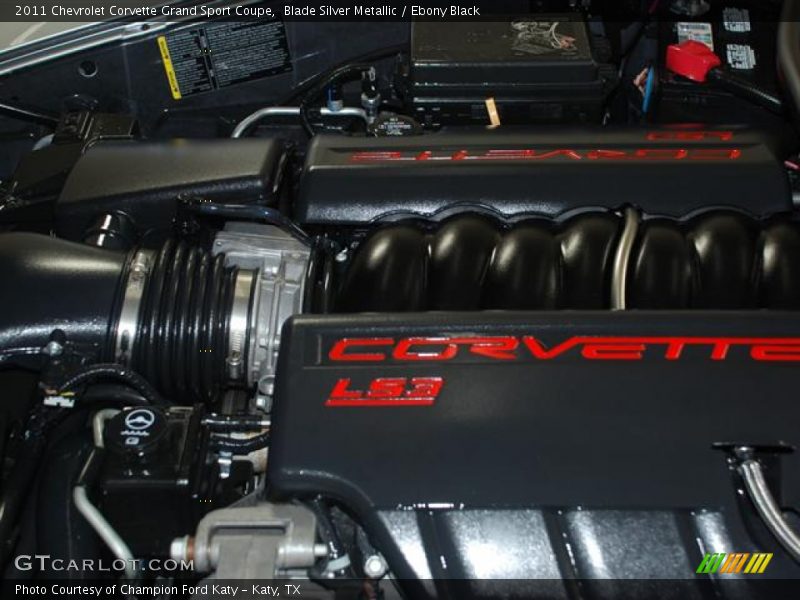  2011 Corvette Grand Sport Coupe Engine - 6.2 Liter OHV 16-Valve LS3 V8