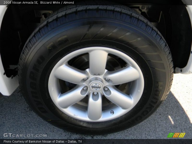 Blizzard White / Almond 2008 Nissan Armada SE