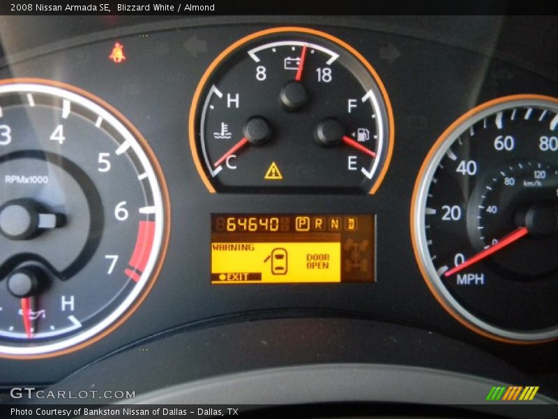 Blizzard White / Almond 2008 Nissan Armada SE