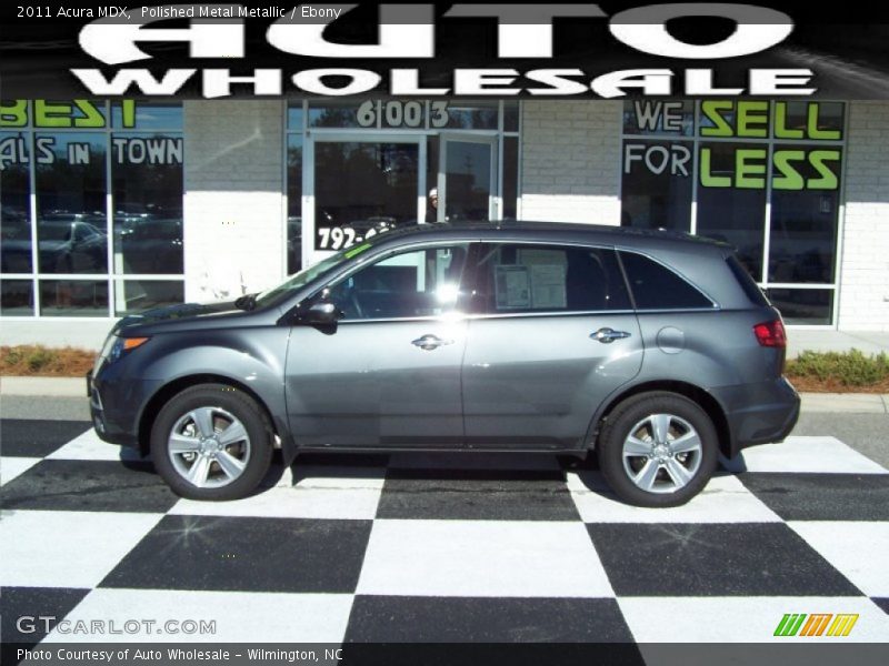 Polished Metal Metallic / Ebony 2011 Acura MDX