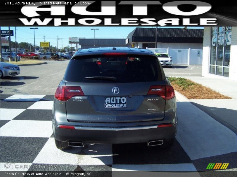 Polished Metal Metallic / Ebony 2011 Acura MDX