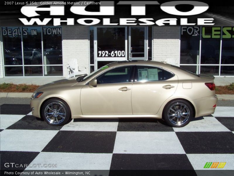 Golden Almond Metallic / Cashmere 2007 Lexus IS 350
