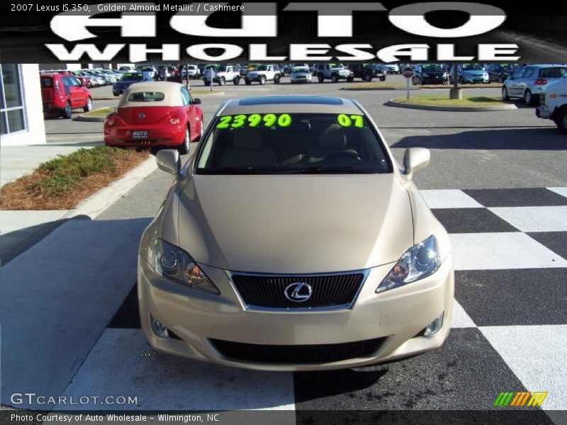 Golden Almond Metallic / Cashmere 2007 Lexus IS 350
