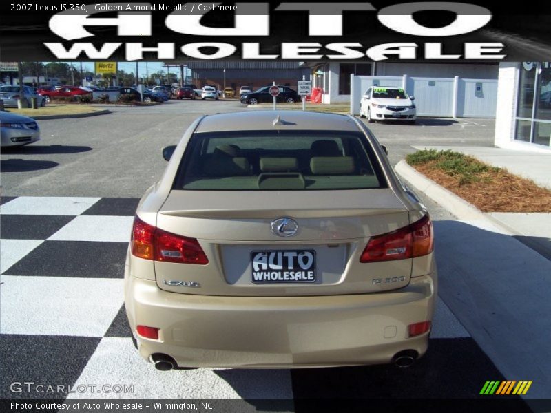 Golden Almond Metallic / Cashmere 2007 Lexus IS 350