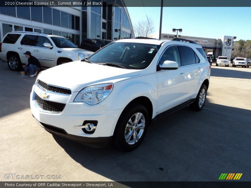Summit White / Jet Black 2010 Chevrolet Equinox LT