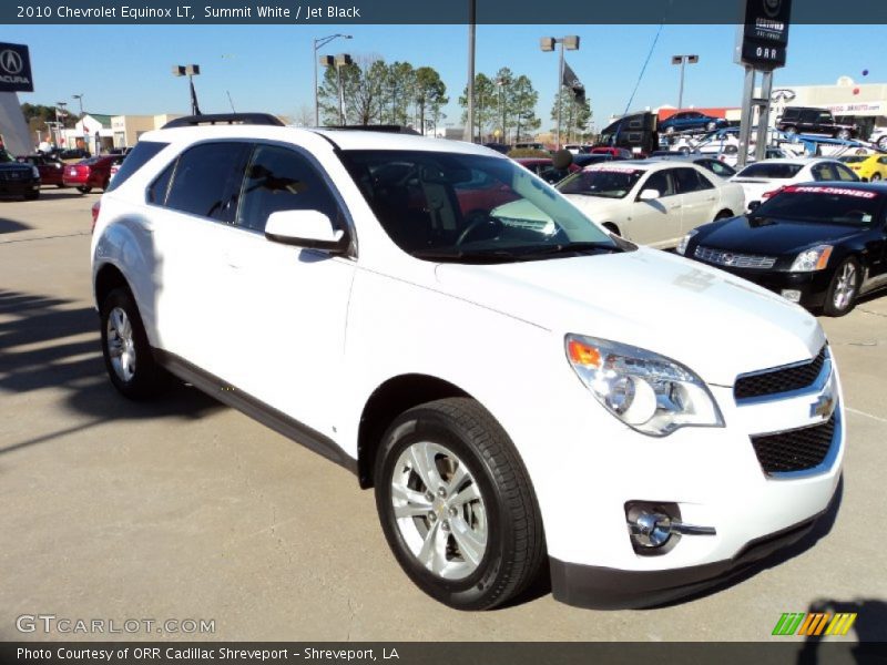 Summit White / Jet Black 2010 Chevrolet Equinox LT