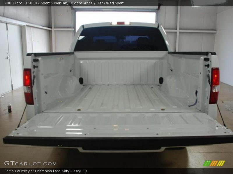 Oxford White / Black/Red Sport 2008 Ford F150 FX2 Sport SuperCab