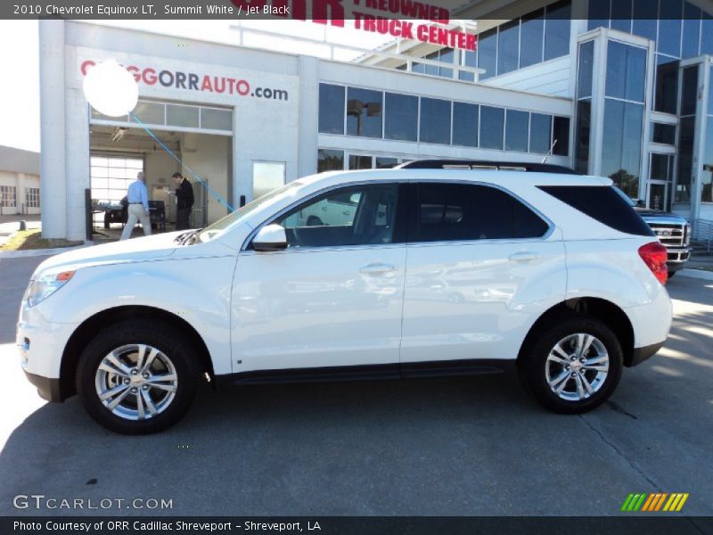 Summit White / Jet Black 2010 Chevrolet Equinox LT