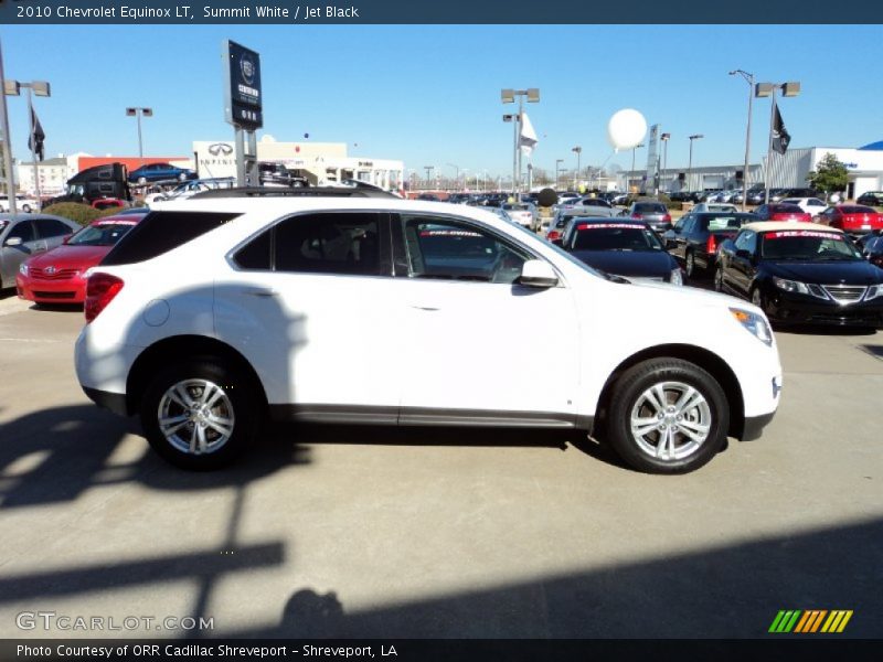 Summit White / Jet Black 2010 Chevrolet Equinox LT