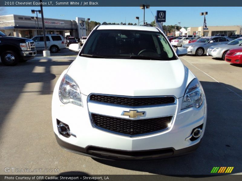Summit White / Jet Black 2010 Chevrolet Equinox LT
