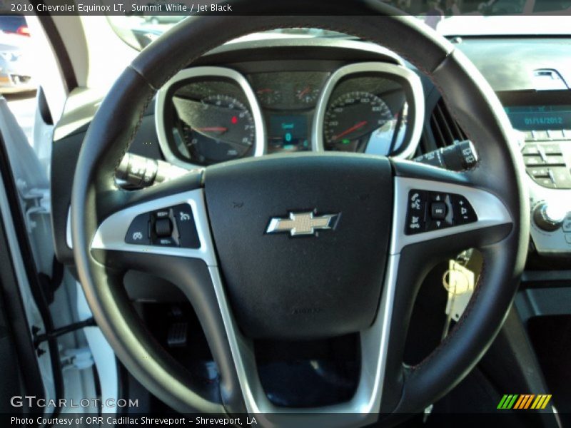 Summit White / Jet Black 2010 Chevrolet Equinox LT