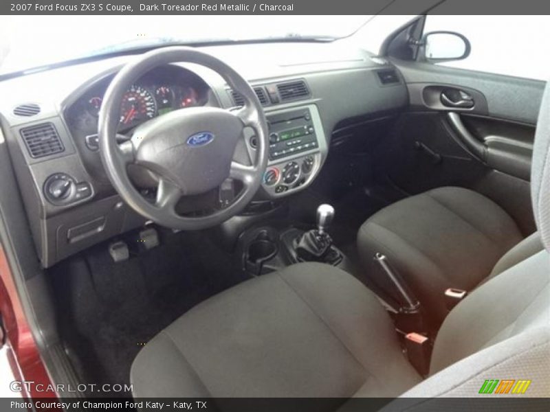 Dark Toreador Red Metallic / Charcoal 2007 Ford Focus ZX3 S Coupe