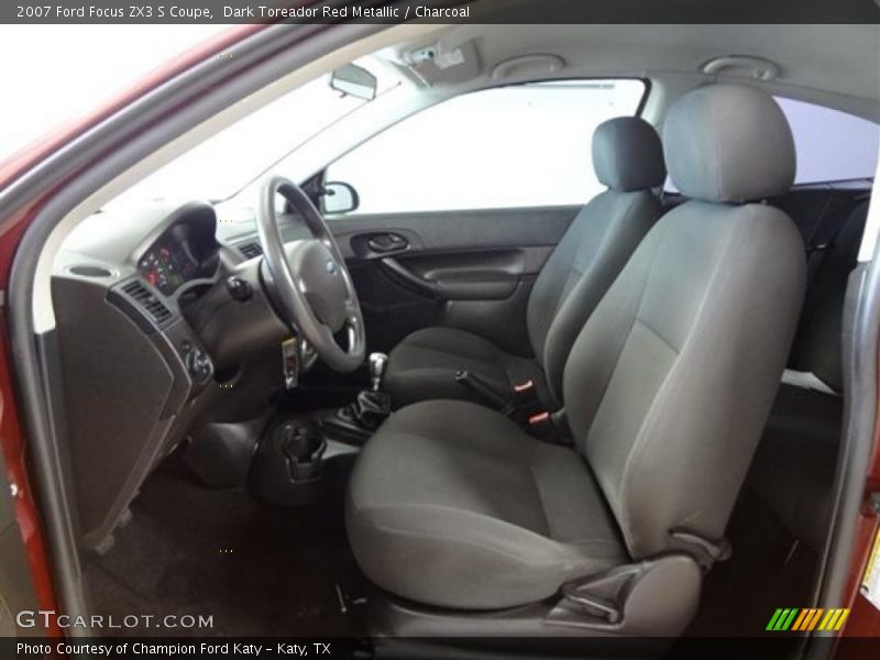 Dark Toreador Red Metallic / Charcoal 2007 Ford Focus ZX3 S Coupe