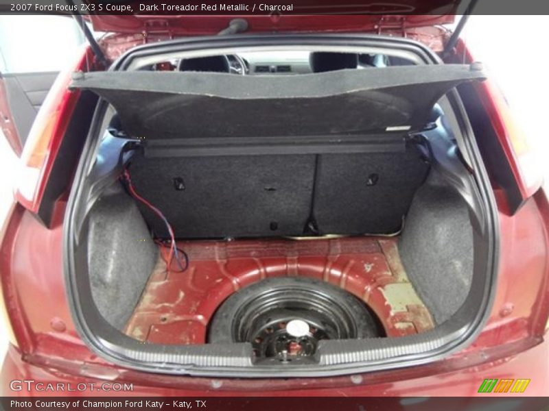 Dark Toreador Red Metallic / Charcoal 2007 Ford Focus ZX3 S Coupe