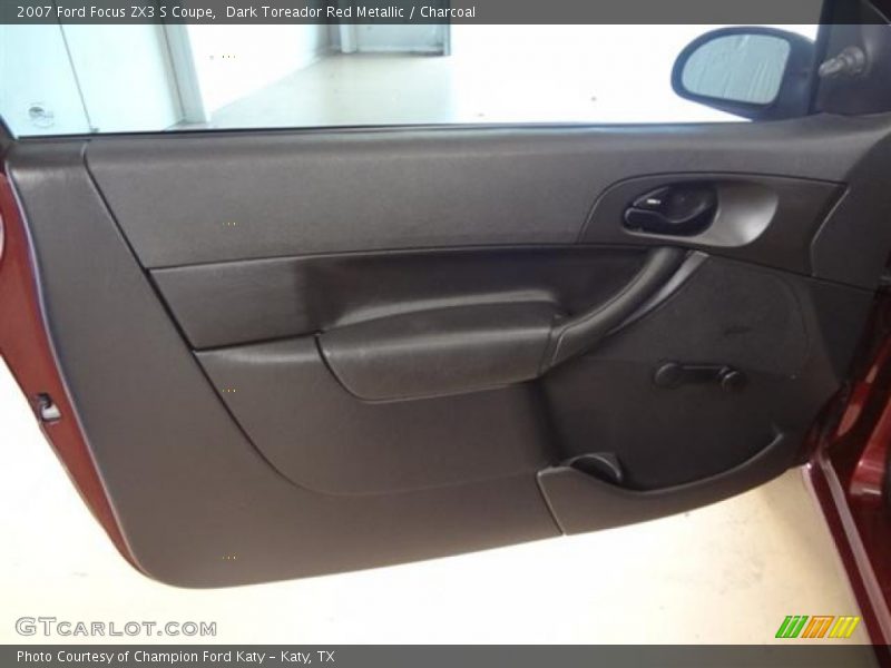 Dark Toreador Red Metallic / Charcoal 2007 Ford Focus ZX3 S Coupe