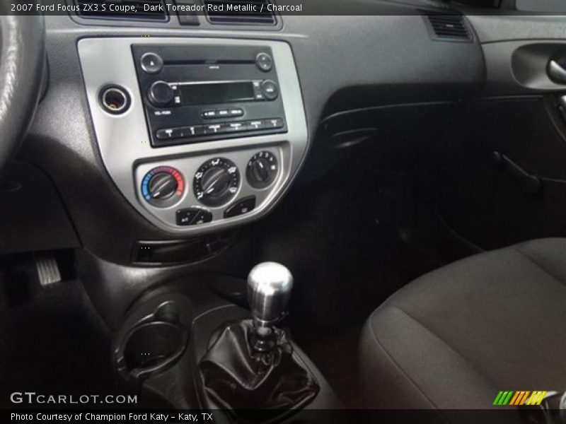 Dark Toreador Red Metallic / Charcoal 2007 Ford Focus ZX3 S Coupe