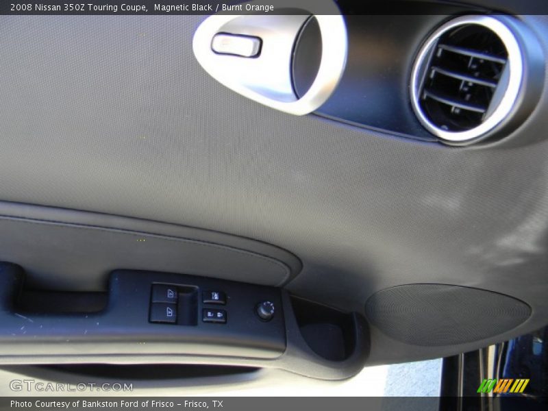 Magnetic Black / Burnt Orange 2008 Nissan 350Z Touring Coupe