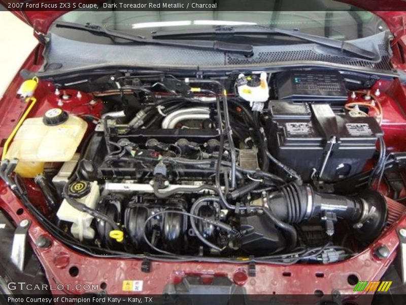 Dark Toreador Red Metallic / Charcoal 2007 Ford Focus ZX3 S Coupe