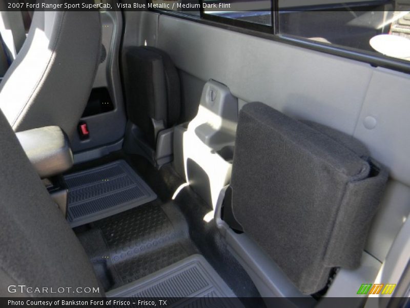 Vista Blue Metallic / Medium Dark Flint 2007 Ford Ranger Sport SuperCab