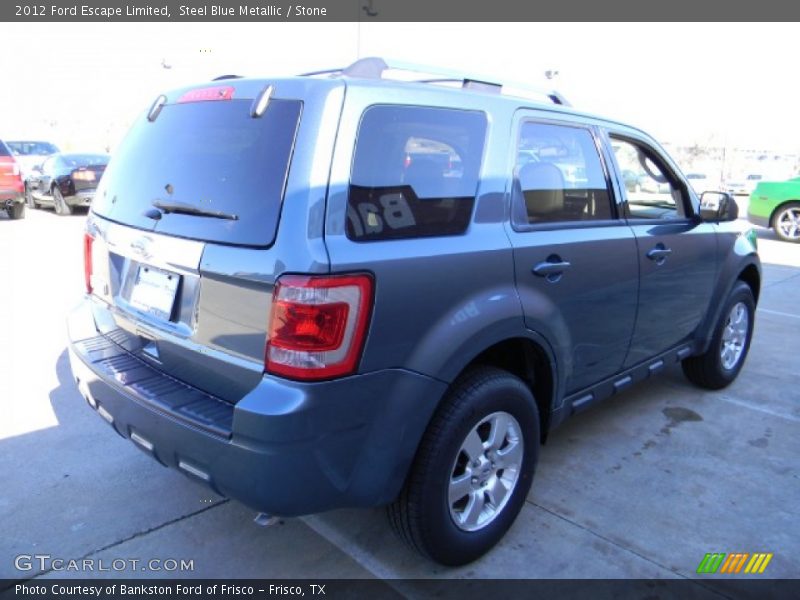 Steel Blue Metallic / Stone 2012 Ford Escape Limited