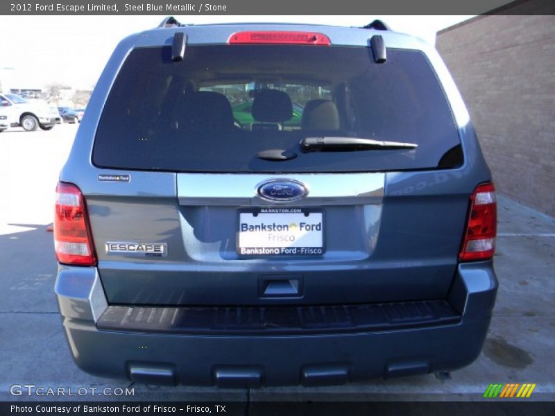 Steel Blue Metallic / Stone 2012 Ford Escape Limited